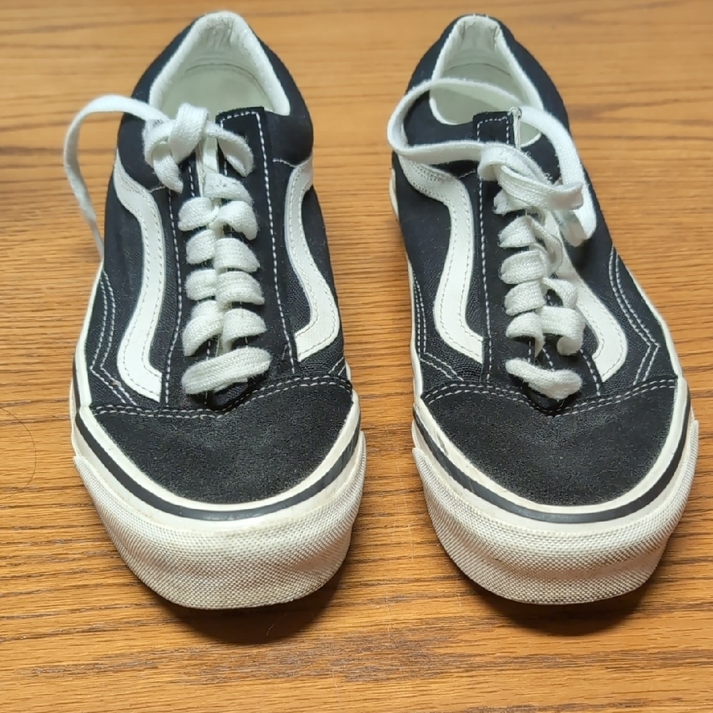 "CDG" Vans Black And White